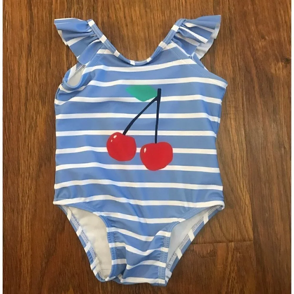 Gap striped cherry Swimsuit